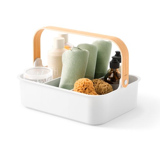 Органайзер bellwood, 37х27 см, белый/натуральное дерево