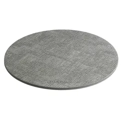 Набор из 4-х сервировочных салфеток leanera, D35 см, серые