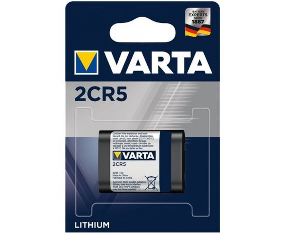 Элемент питания Varta 06203.301.401 Professional Lithium 2CR5 Photo BL1 - блистер 1шт.