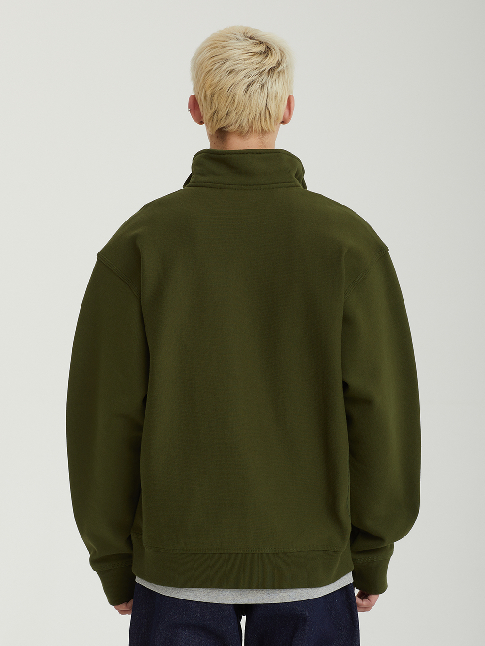 Мужская Толстовка Half Zip American Script