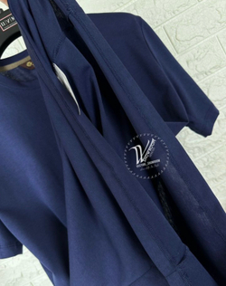 Футболка Loro Piana Marine Blue премиум