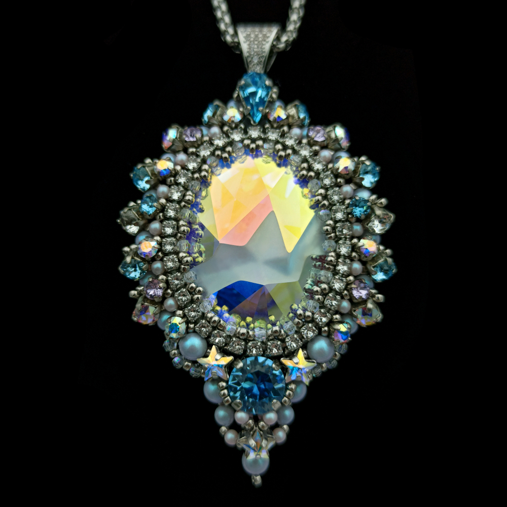 Набор для создания кулона Phosphoros, Crystal AB