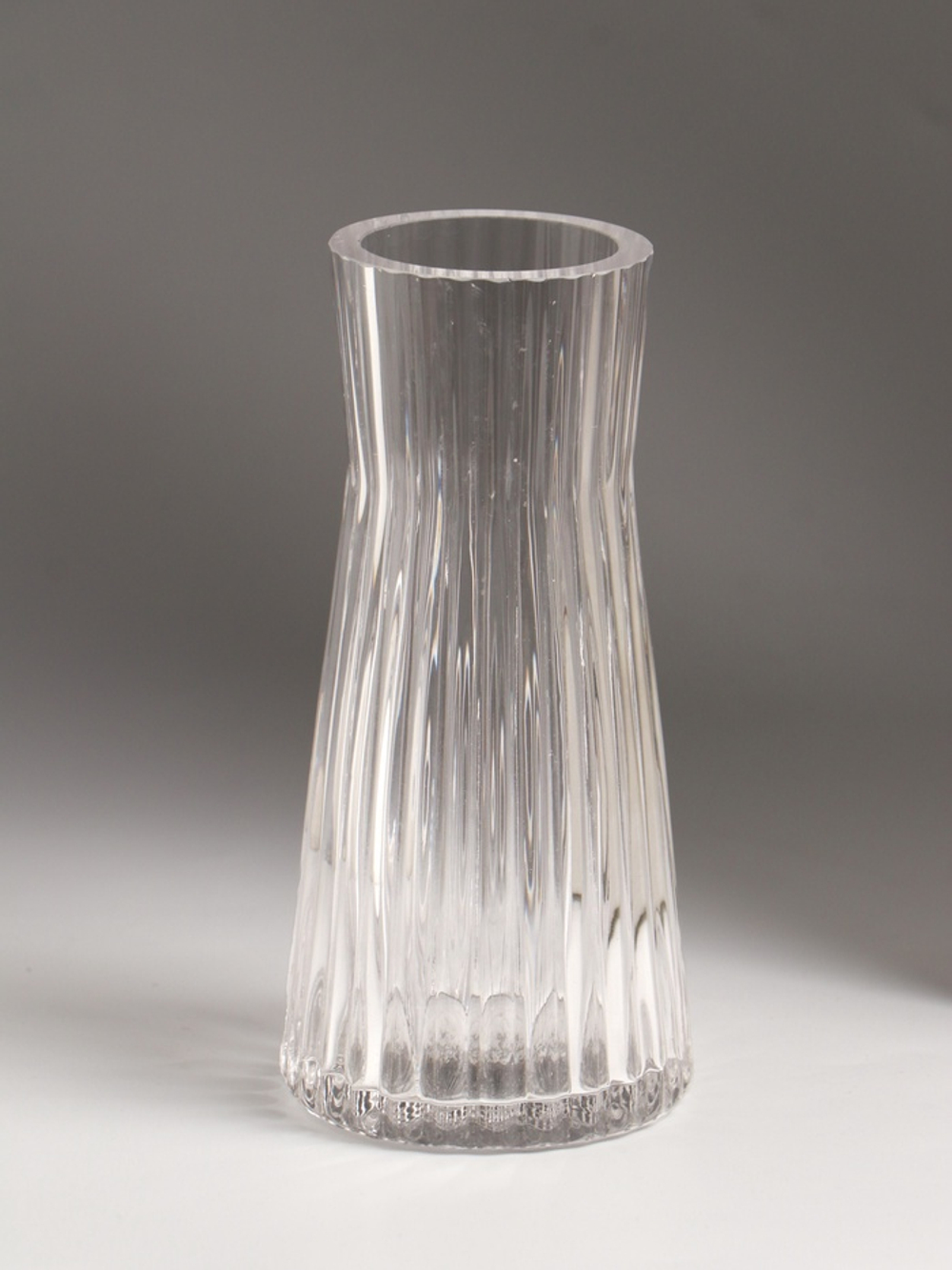 Ваза «Силье», 17×8 см, стекло, прозрачная