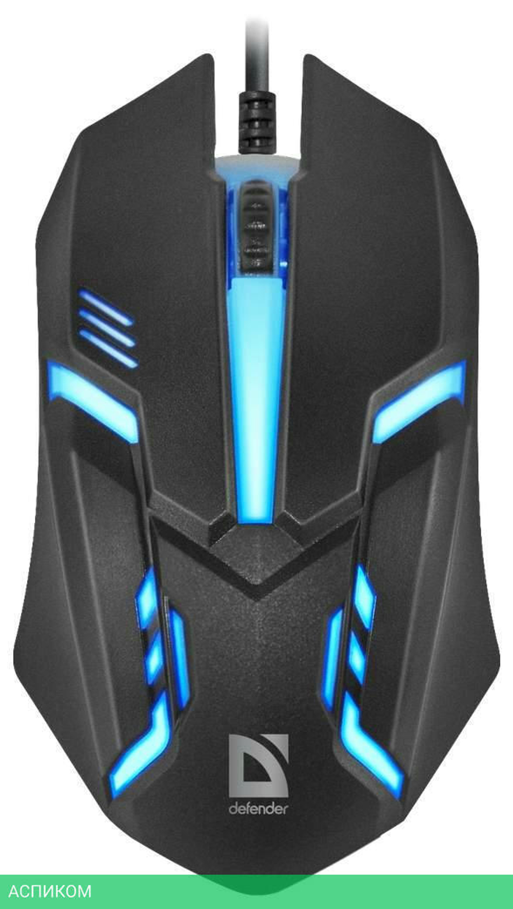 Мышь Defender Cyber MB-560L черный (52560)