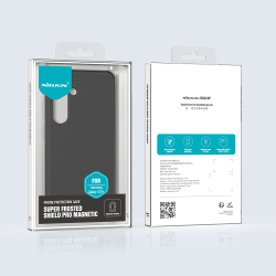 Чехол от Nillkin c поддержкой зарядки MagSafe для Samsung Galaxy S24+ Плюс, серия Super Frosted Shield Pro Magnetic