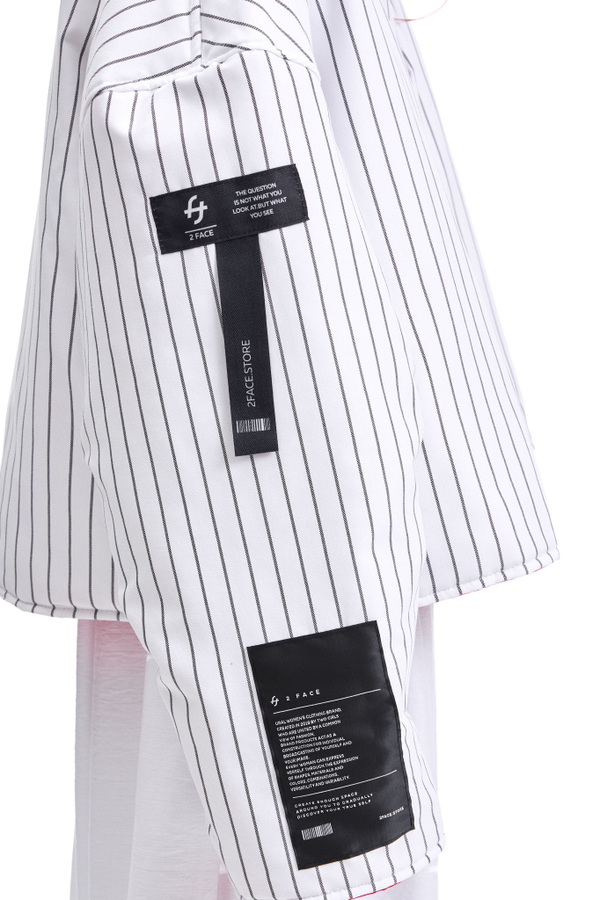 Куртка двустороняя TULUP white/red