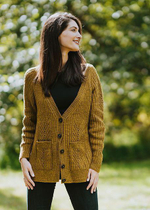 Описание по вязанию кардигана спицами "Emily"