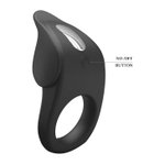 Черное эрекционное кольцо с вибрацией Vibrating Susanna