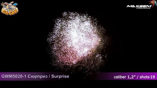 Сюрприз (surprise) 1,2" х 19 GWM5020/1