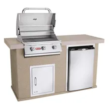 Встраиваемая дверь правая, с рамкой, нержавеющая сталь, 55.7x45.2x5.8 см, Bull