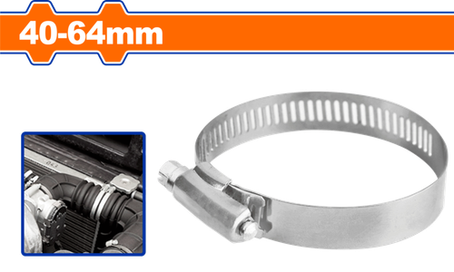 Червячный хомут 40х64 мм 20 шт (80/800) WADFOW WHU2908