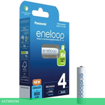 Аккумулятор Panasonic Eneloop AAA 800mAh BL4 (BK-4MCDE/4CP)