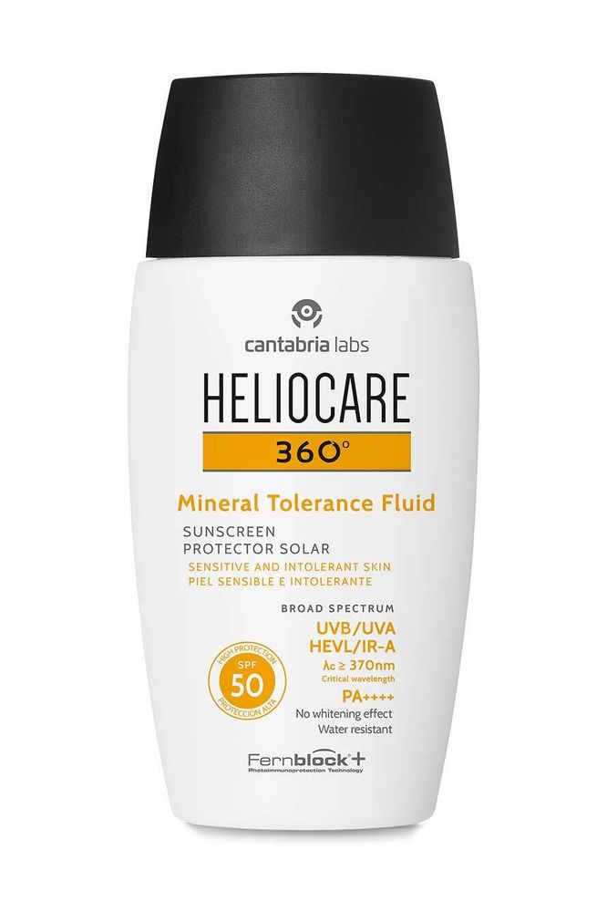 Флюид солнцезащитный Cantabria Labs Heliocare 360&#39; Mineral Tolerance Fluid SPF50+ 50 мл