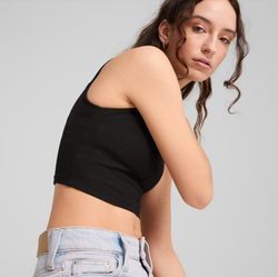 Топ женский PUMA WARDROBE ESS Ribbed Crop Top