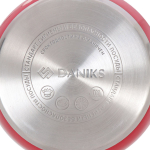Кастрюля нерж, 3.6 л, с крыш, Daniks, Валетта, QS-2-20/GS-01616-20CA, индукц