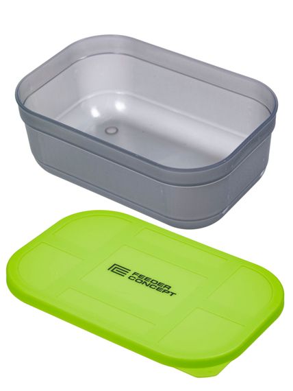Коробка рыболовная для прикормки и насадки с крышкой FC FEEDER BAIT BOX 170×115×65