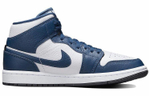 Кроссовки Jordan Air Jordan 1 Mid Split "French Blue" (Женская размерная сетка)
