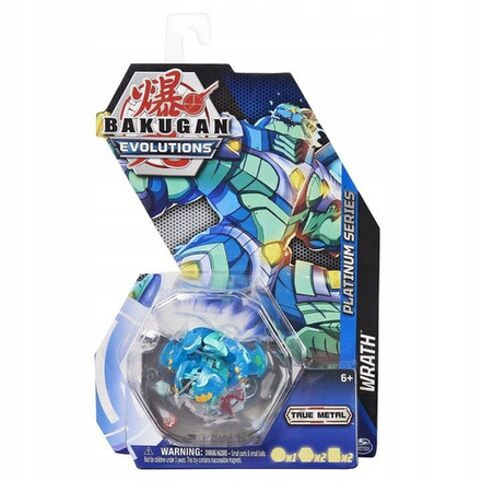 Фигурка Bakugan Platinum WRATH - Игровой набор Платиновый Гнев фигурка + карта - Бакуган 6063393 20138059