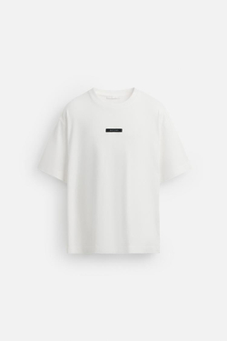 ZARA ФУТБОЛКА С ПРИНТОМ «КЛУБНИКА», БЕЛЫЙ