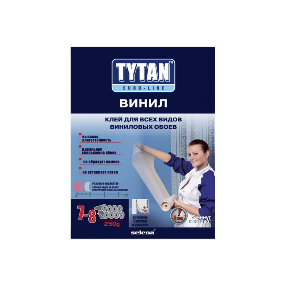 Клей Tytan Euro-Line 0.25 кг для обоев Виниловых