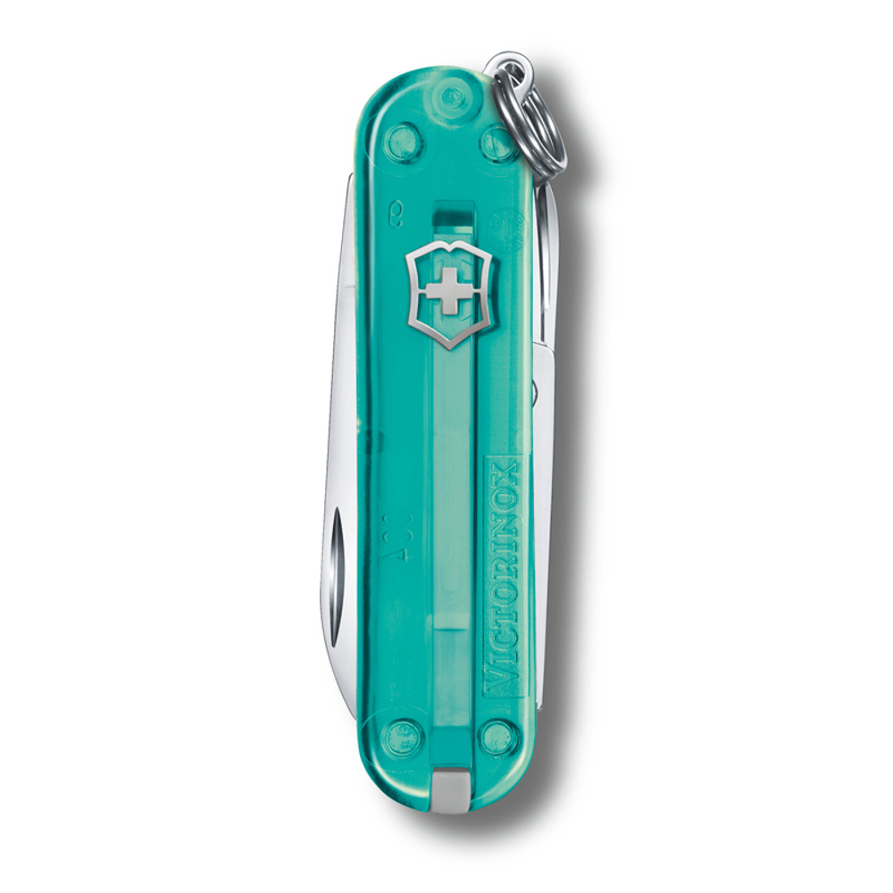 Нож-брелок Victorinox Classic SD Colors, 58 мм, 7 функций, "Tropical Surf"