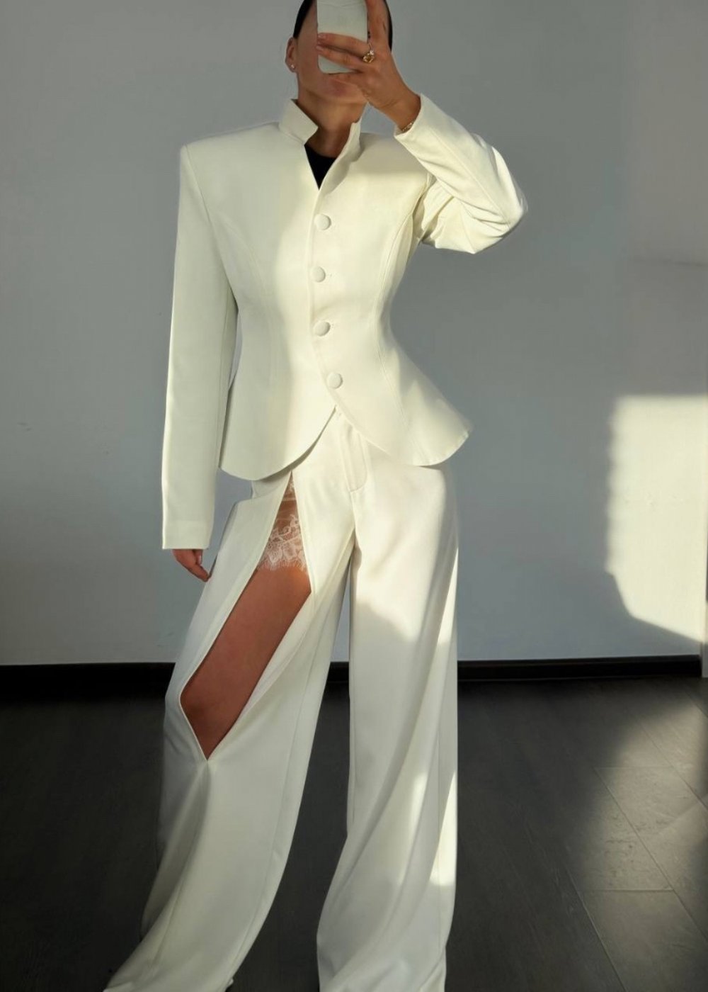 Брюки Моне, Белый