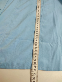 Блузка лаконичная голубая 60 размер