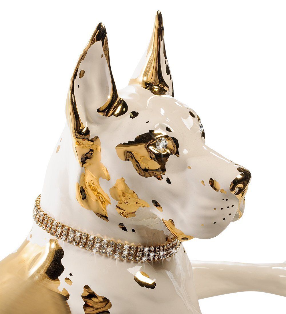 AHURA- 28 Фигура «Немецкий дог» с кристаллами Сваровски