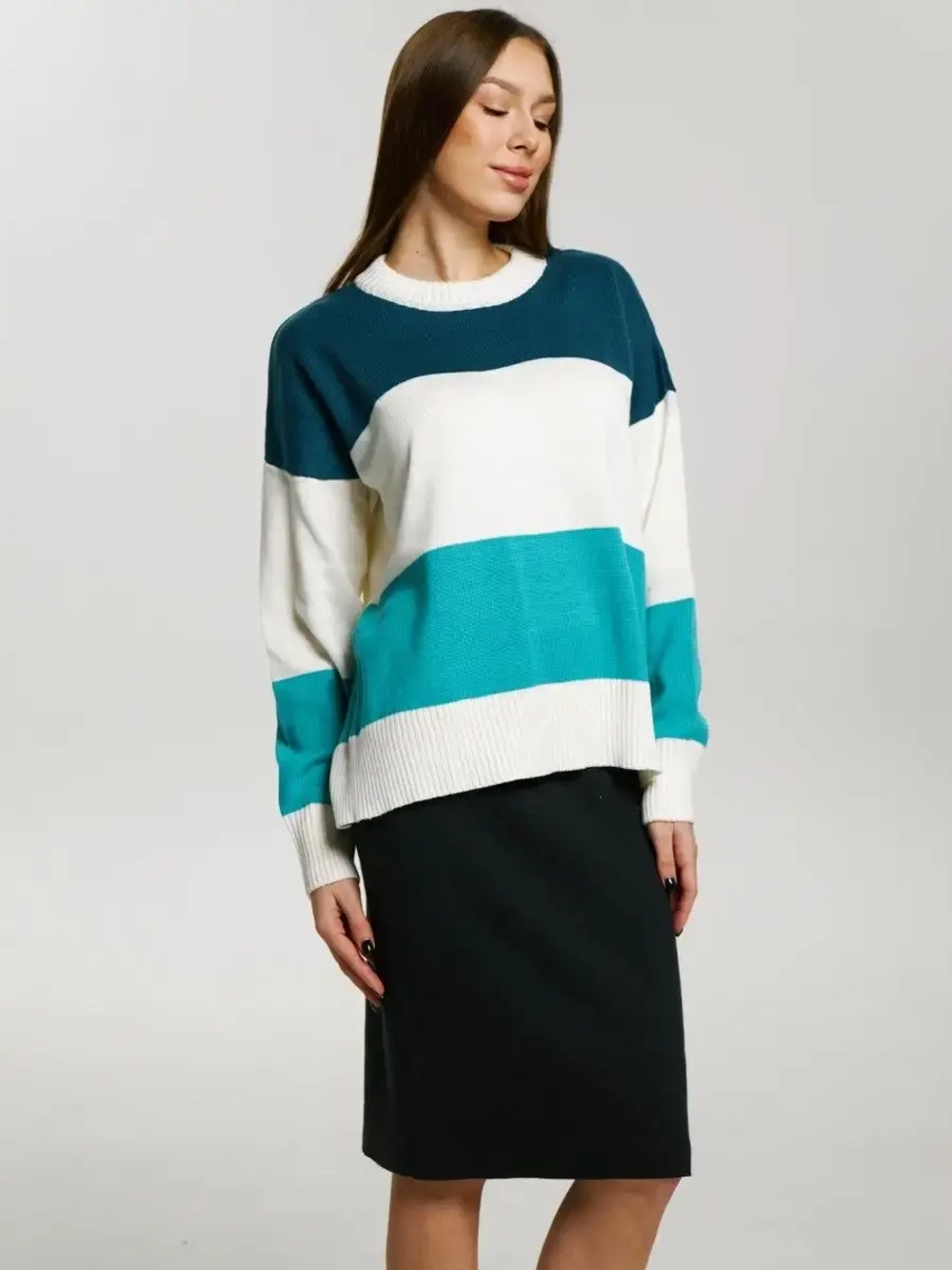 Джемпер в полоску