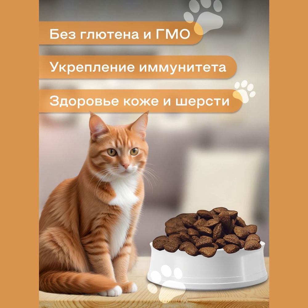 Сухой корм Fealdon Delicious Super Premium для взрослых кошек, 6 рыб Сухой корм Fealdon Delicious Super Premium для взрослых кошек, 6 рыб