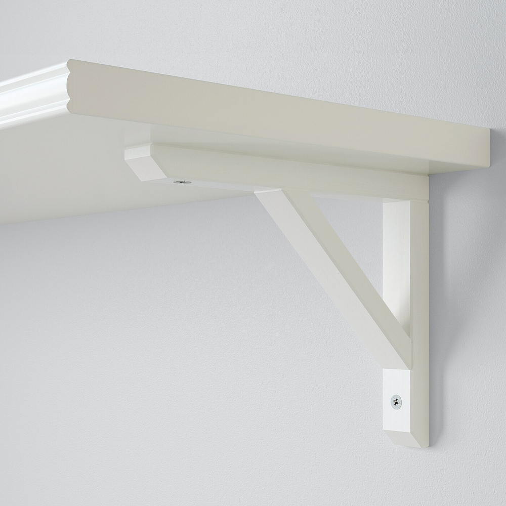 IKEA SANDSHULT  (ИКЕА САНДСХУЛТ)  -  Кронштейн, осина, окрашенная в белый цвет, 18x22 см