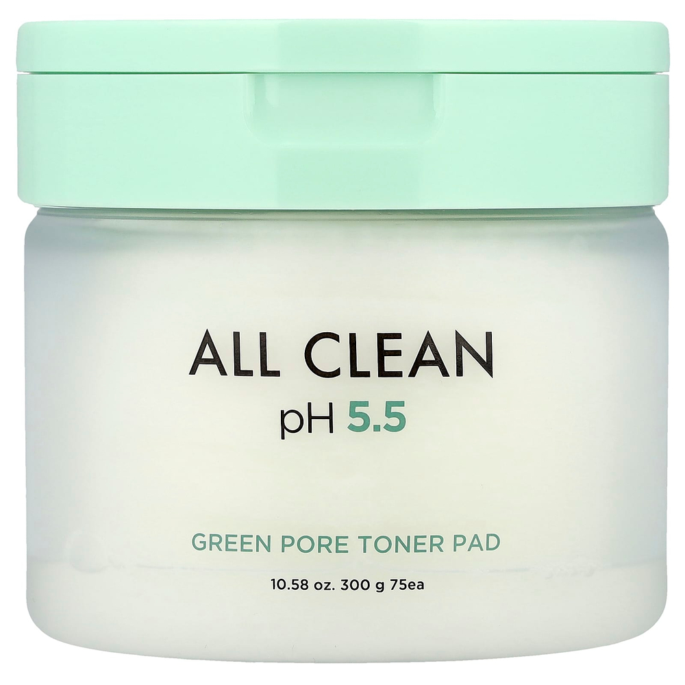 Heimish, All Clean, тонизирующие прокладки с зелеными порами, 75 шт., 300 г (10,58 унции)