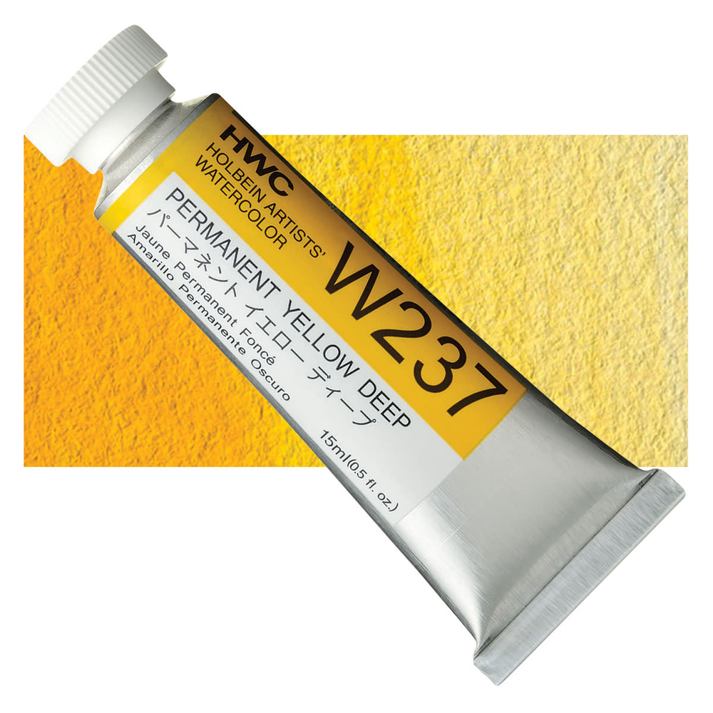 Акварель Holbein 15 мл. 237 [A] Permanent Yellow Deep