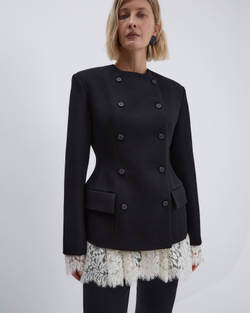 Блуза из кружева Солстисс сливочное масло