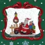 Сувенир с подсветкой «Дед Мороз с поздравлением» 16.5*8.5*19 см, микс (питание от USB и батареек)