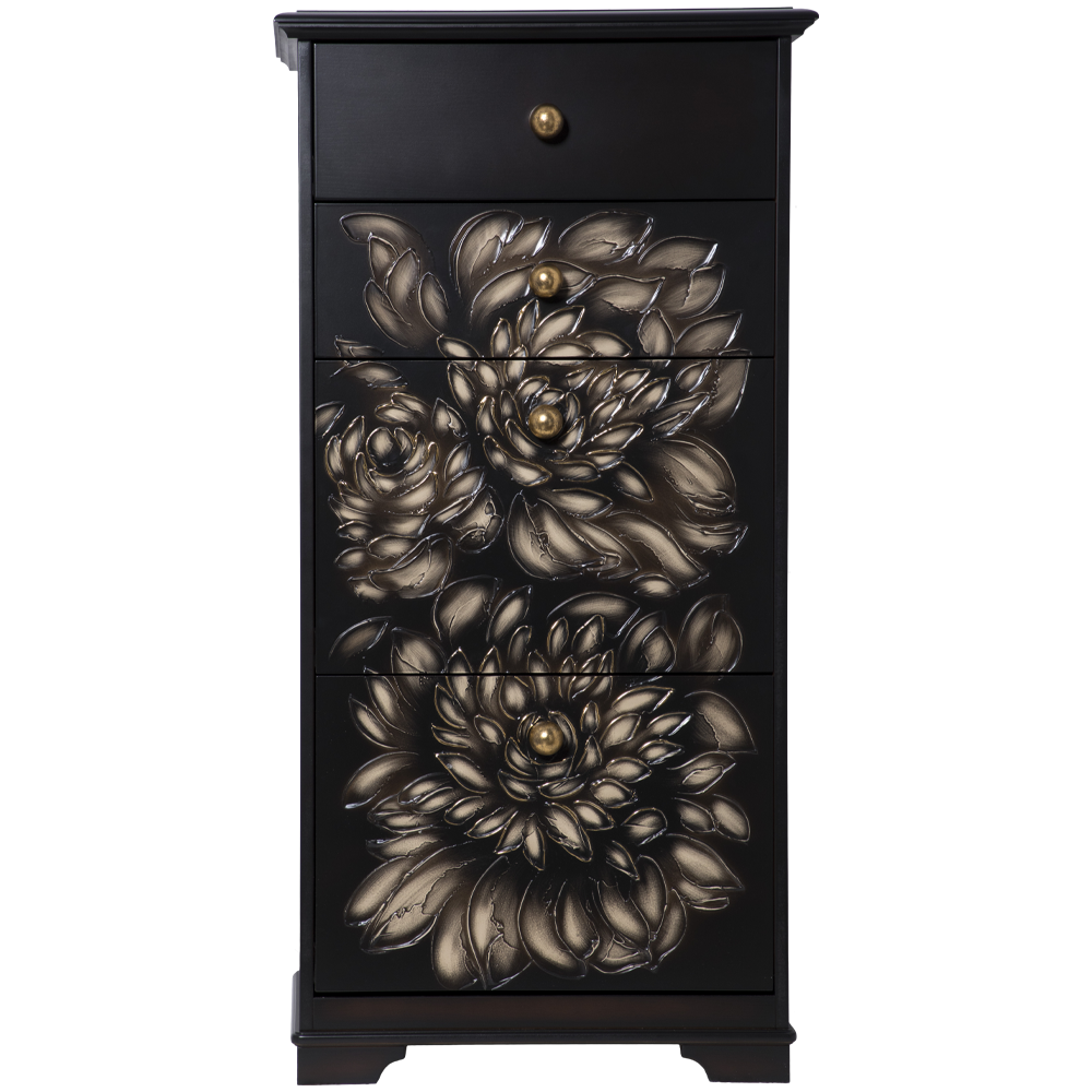 Комод Эн Берри с 4 ящиками Каштан