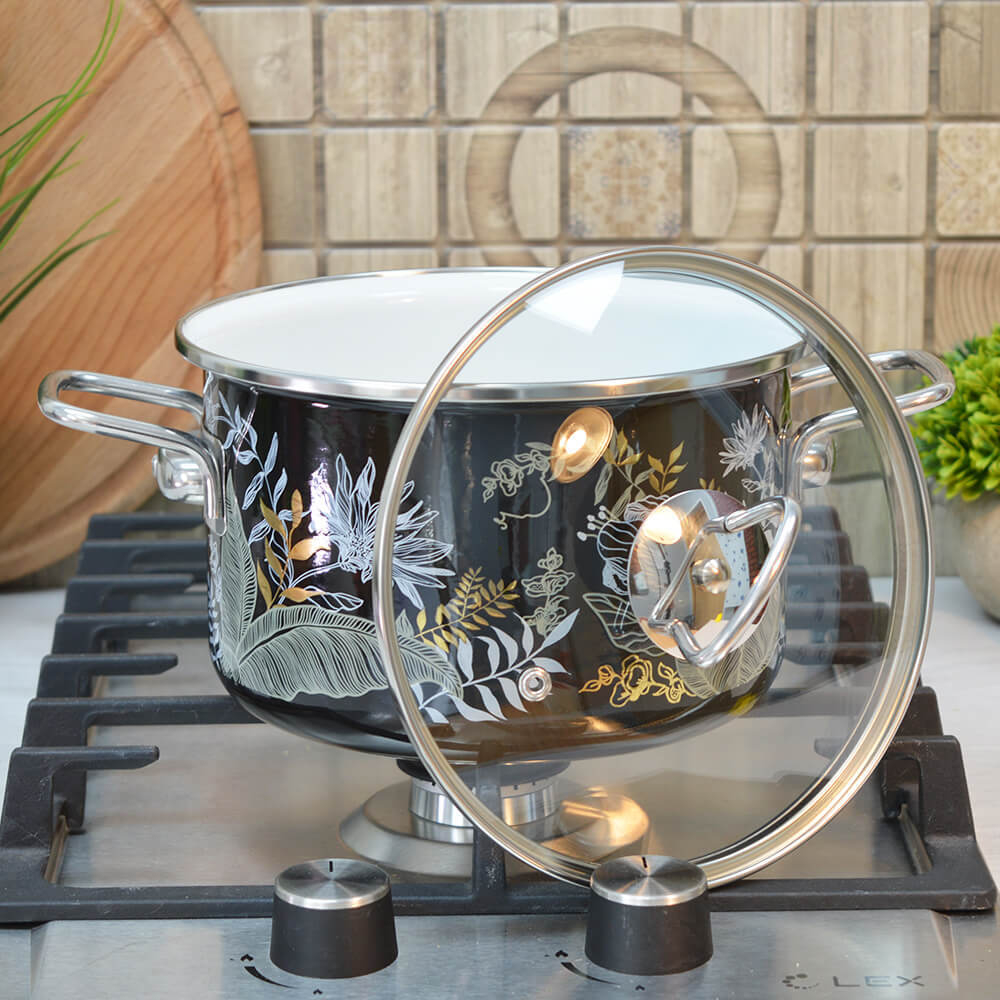 Кастрюля 3л "Magia" черная