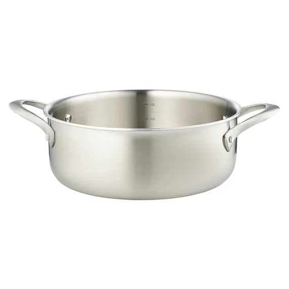 Кастрюля с крышкой 3ply etalon, D24 см, 4 л