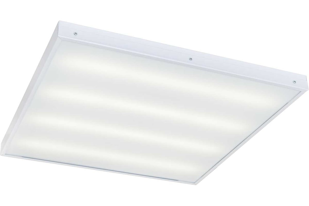 Светильник LED ДВО Грильято vs222 40W-4800Лм 4000К опал IP65 с БАП 3ч 588х588х48мм VS