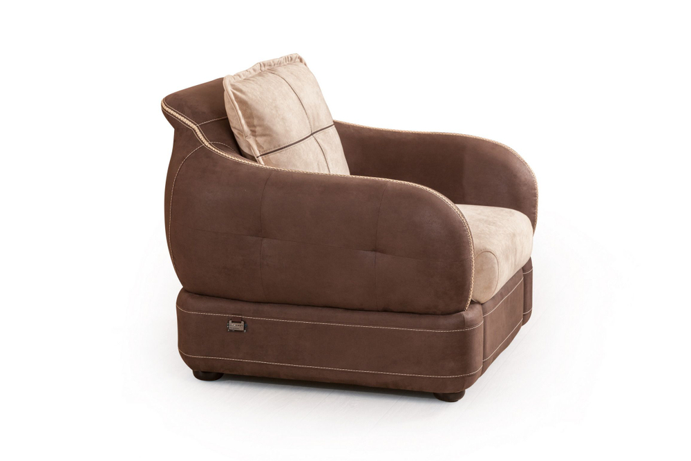 Napoli (Неаполь) кресло с ящиком, замша