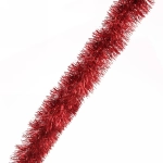 Мишура 2 м 9 см «Матовые искры», Красный