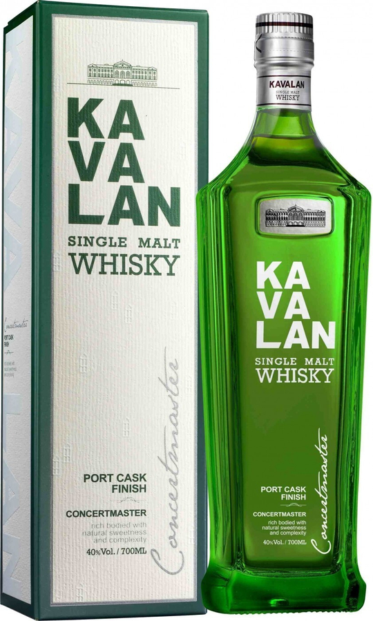 Виски Kavalan Concertmaster Port Cask Finish Gift Box ,0.7 л