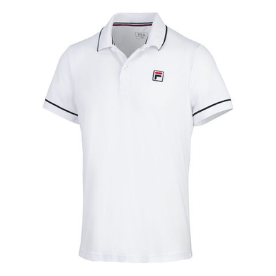 Мужское теннисное поло Fila New Court Polo Men - White