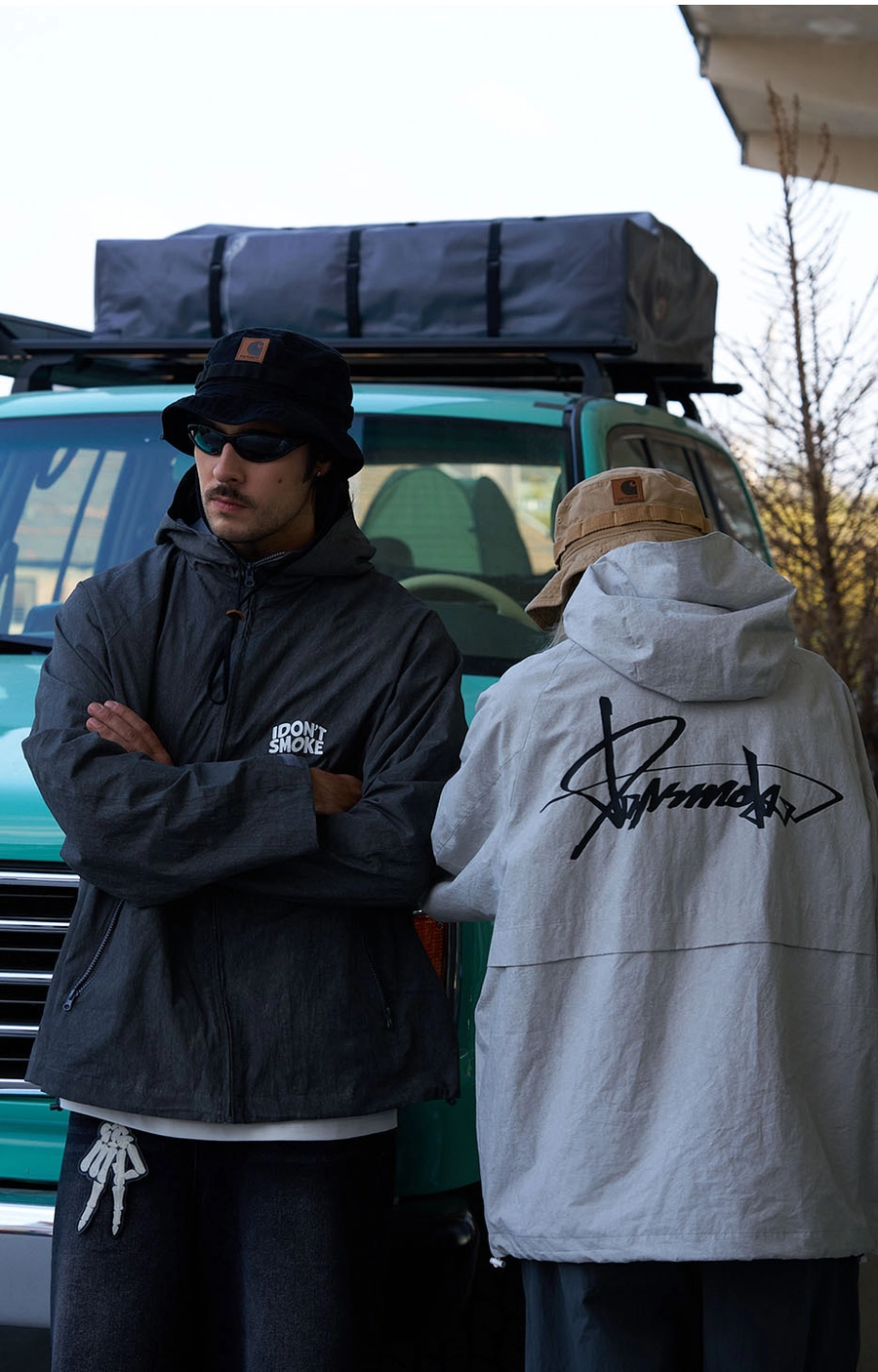 Куртка-ветровка DONSMOKE "Graffiti Tag" Hooded Windbreaker