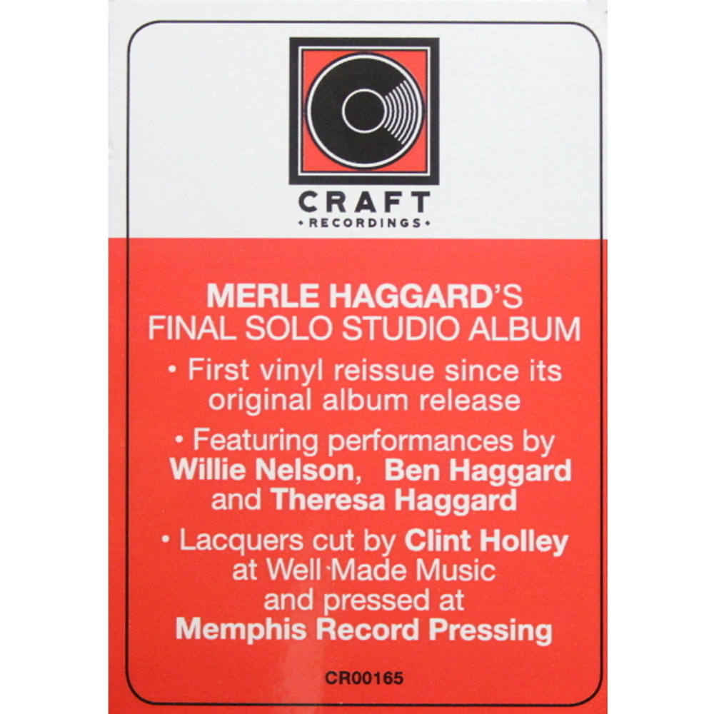 Merle Haggard / Working In Tennessee (LP)