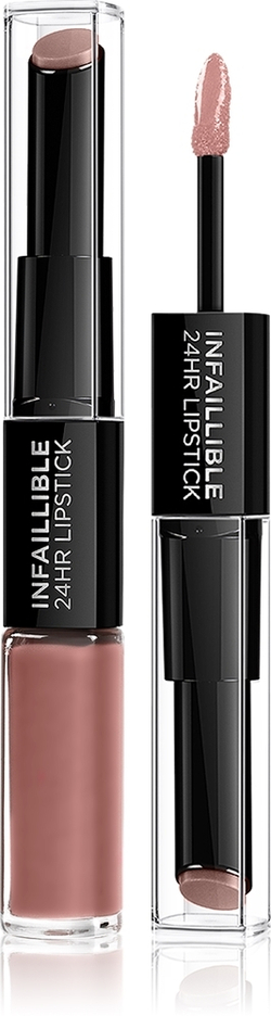 L’Oreal Paris Infallible 24H - Стойкая помада и блеск для губ 2-в-1, 5,7 g