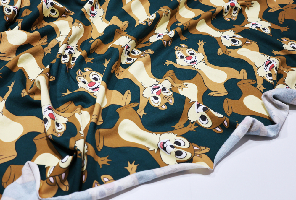 БУРУНДУКИ - Футер с небольшим начесиком ПЕНЬЕ (КРВ648 Елена)