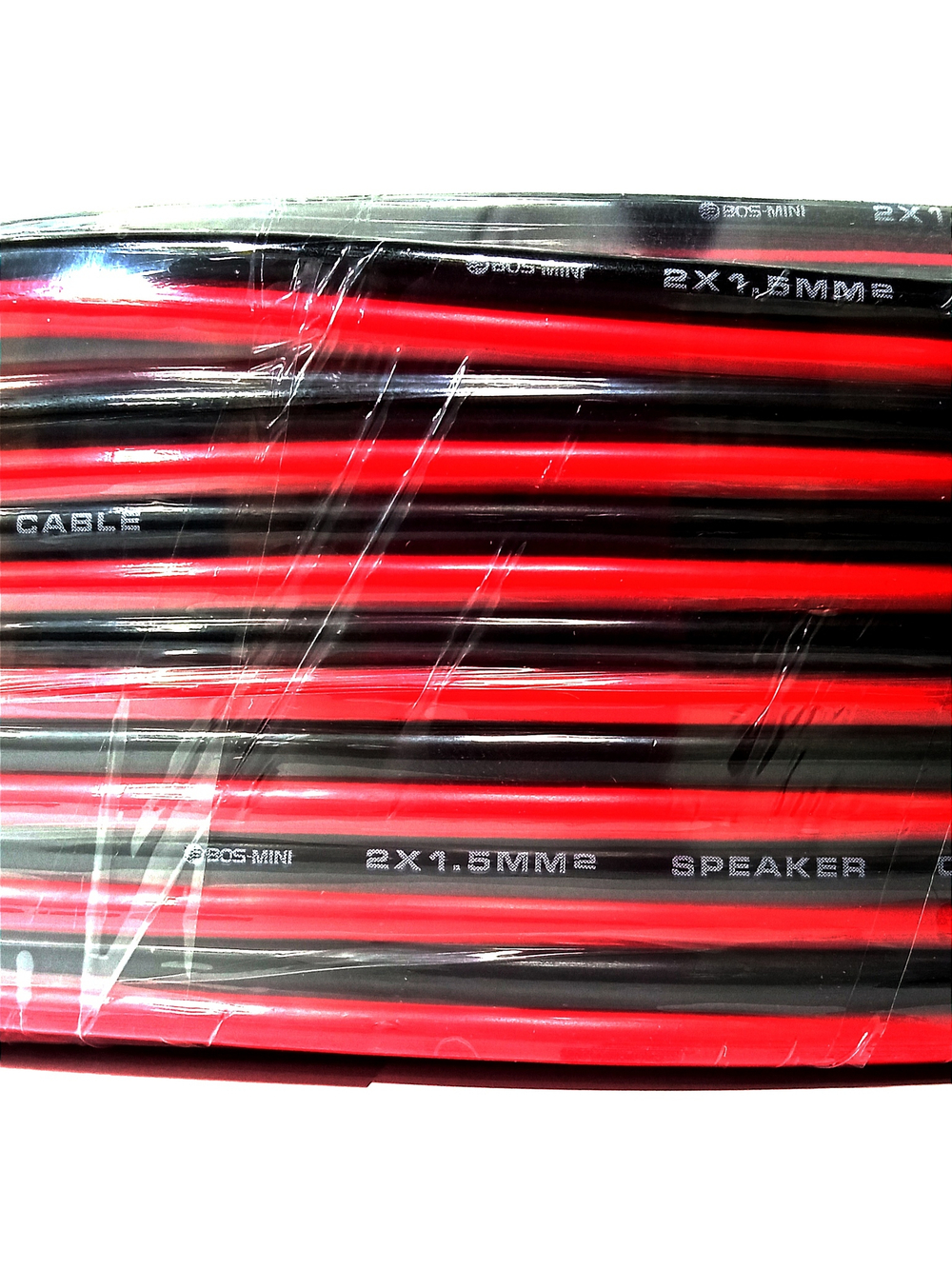 Кабель акустический 2х1.5мм-10м Красный/черный BosMini
