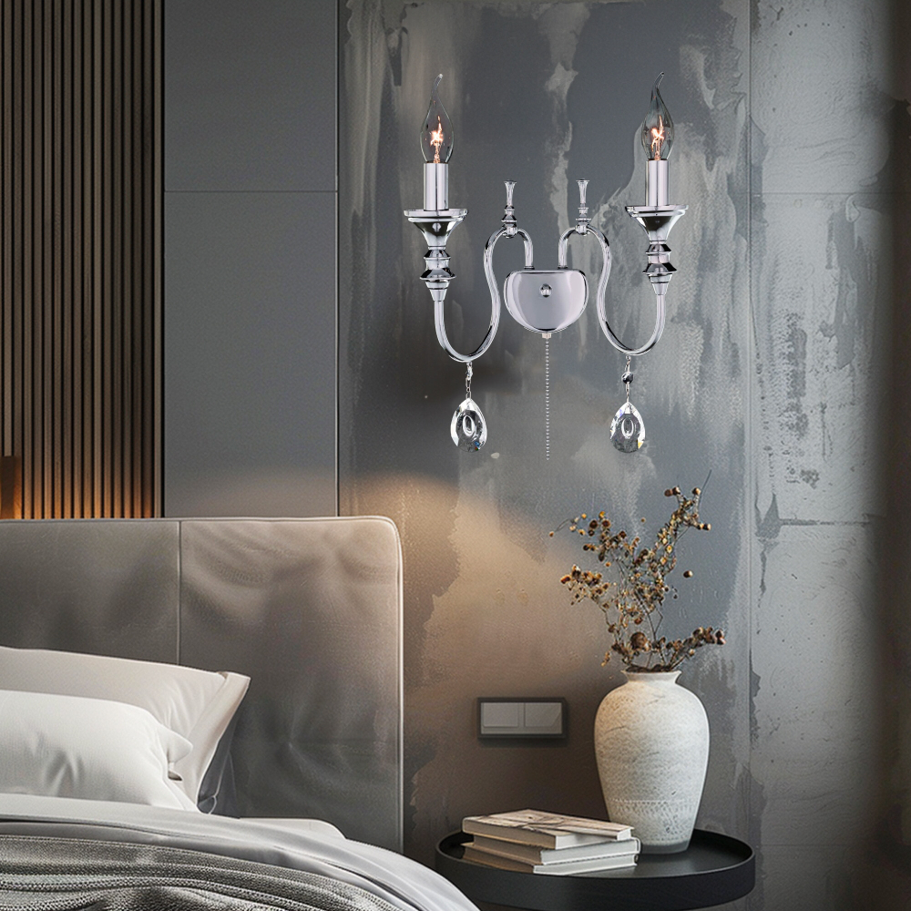 Citilux Рига CL437321 Бра с выключателем Хром