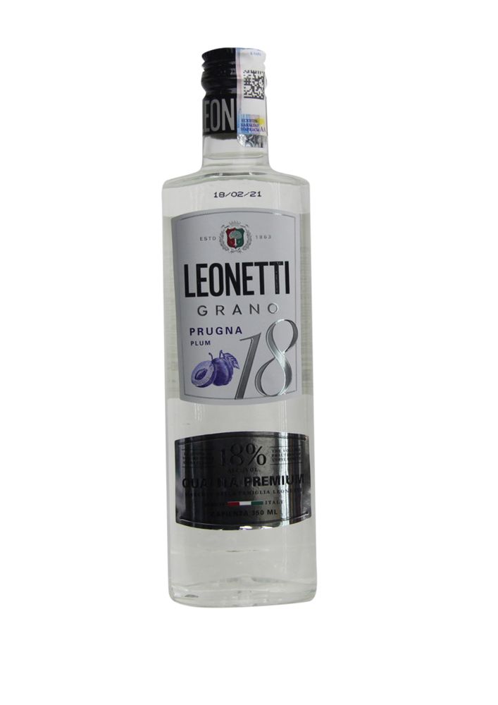 Водка Leonetti Grano Prugna 18%